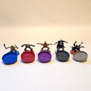 2015 McDonalds Teenage Mutant Ninja Turtles Lot Of 5 Figure Nickelodeon